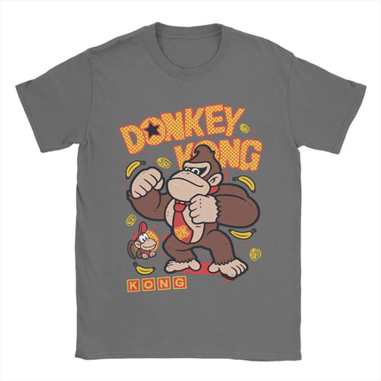 2025 Men Women's T-Shirt Donkey Kong Arcade Game T Shirts Fashion Summer Tees Y2K Casual Casual Cotton Clothes Birthday Gift Tee
