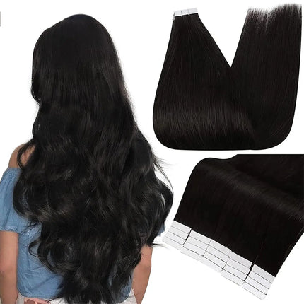 Full Shine Tape In 100% Remy Human Hair Straight Double Sided Blonde Comfortable Silky Natural Tape ins For Women