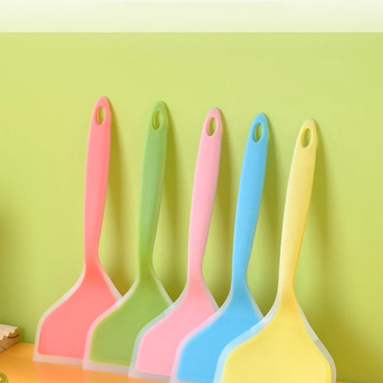 1PC Silicone Spatula Wide Mouth Non-stick Scraper Steak Beef Egg Cooking Spatula Pancake Baking Tools Kitchen Cooking Shovel