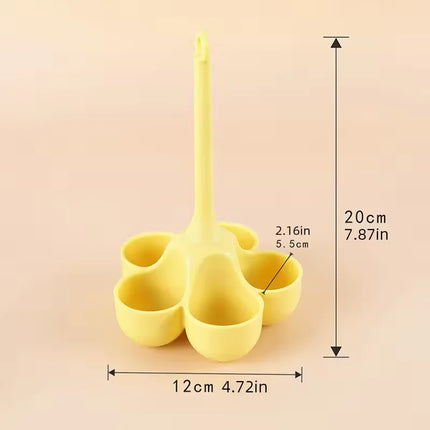3/5 Holes Silicone Egg Cooker High Temperature Resistant Steamed Egg Tray Food Grade Complementary Food Make Kitchen Tools