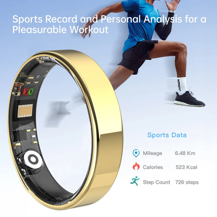 2026 Hot Sale Smart Ring Gesture Brush Video Wireless Bluetooth Call Music Control 5ATM Waterproof Heart Rate Monitor For Men