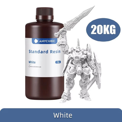 New ANYCUBIC 10kg Standard Resin 405nm UV Resin Photon Mono M5s Pro/Photon P1 UV Sensitive Resin 3D Printing For LCD 3D Printer