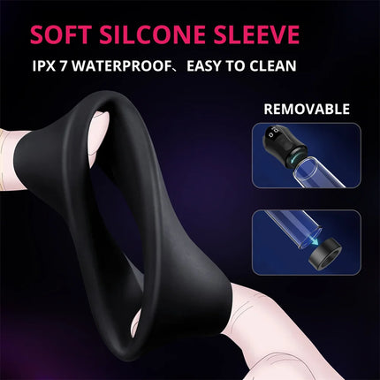 Adult Supplies  Electric Vacuum Sucking Penis Pump Dick Training Penis Extender Automatic Male Masturbator Sex Toy for Men 18+