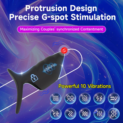 360° Omni-directional Penis Ring Vibrator Sex Toy Stronger Extender Silicone G-Spot Stimulator Vibrating Penis Sleeve for Men