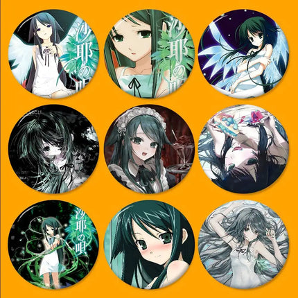 Classic Horror Game Saya No Uta Anime Brooches Cute Cartoon Badge Jacket Jeans Lapel Pin Gift Accessorie