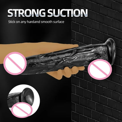 Realistic Dildo, Powerful Suction Cups for G-spot Stimulation and Anal Play,Ultra Soft Lifelike Fake Penis Dildos Adult Sex Toy