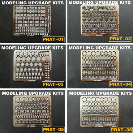 Model Metal Photo-Etched Parts Making Etching Sheet Pieces For Military Scene Science Fiction Handmade Tool Diorama Kit 1PCS