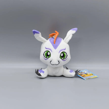 10cm Digimon Adventure Patamon Tailmon Gomamon Patamon Piyomon Agumon Tentomon Key chain Doll Plush Pendant Gift
