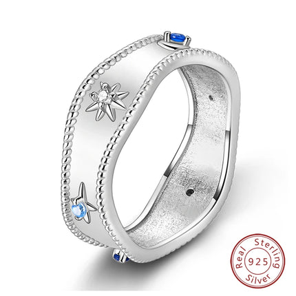 Fashion Original Luminous Firefly Rings 100% 925 Silver Eternal Heart-Shaped Zircon Rings Fine Wedding Engagement Jewelry Gifts