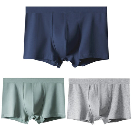 3pcs/lot 10XL Man Panties Breathable Cotton Underpants Summer Antibacterial Men's Underwear Male Panties Chubby Under Shorts