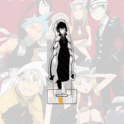 Anime Soul Eater 15cm Acrylic Character Black-star, Kid Standing Model Stand Desktop Decoration Gift