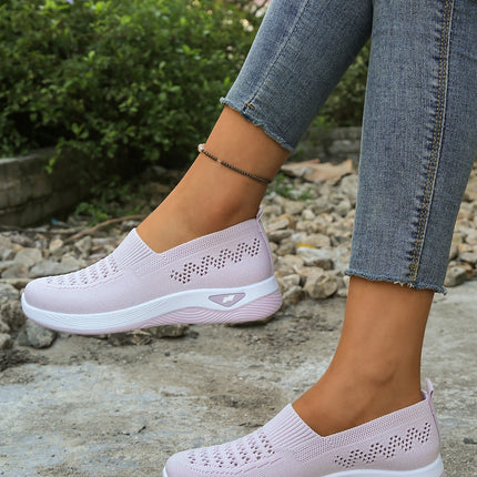 Fashionable casual single shoes, breathable and comfortable women's shoes, sports vulcanized shoes, anti-slip flat shoes