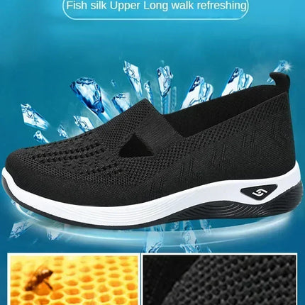 Women's Casual Shoes Breathable Comfortable Orthopedic Shoes Non Slip Sneakers For Spring And Summer New Arrival Women Mesh