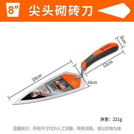 Thickened High-strength Steel Trowel for Tiling, Construction Masonry, Ceramic Tile Plastering, Wall Plastering