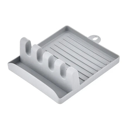 Pan Lid Holder Supports Spoons Pot Cover Rests Spatula Stand For Kitchen Convenience Utensils Tools Accessories Cooker Organizer
