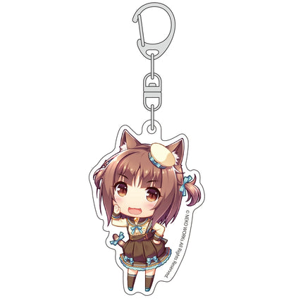Anime Nekopara Acrylic Keychain Pendant Bag Car Keychain Accessories Cell phone Acrylic Key Rings Decor Gift