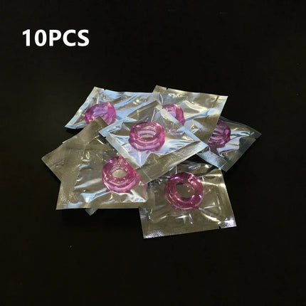 10/5Pcs Silicone Durable Penis Ring Adult Men Ejaculation Delay Cock Rubber Rings Penis Enlargement Sex Toys For Male Sex Ring