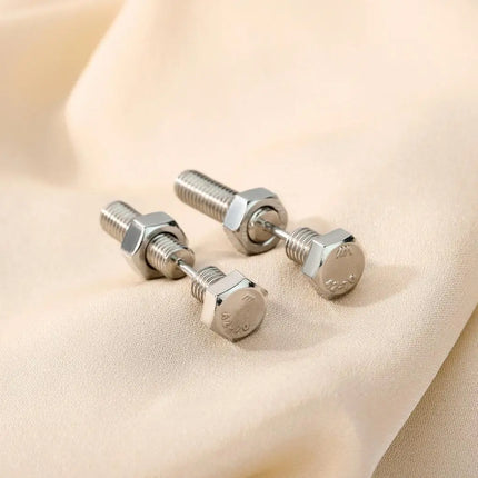 Kind Exquisite Fashion Earrings Screw Stud Earrings, Personalized Study Birthday Gift for Lovers