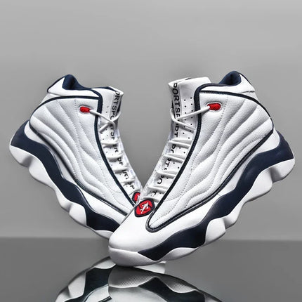 Hot Sale Basketball Shoes Men Women High Top Leather Outdoor Sport Shoe Unisex Anti-Slippery Basketball Boots Couples Sneakers