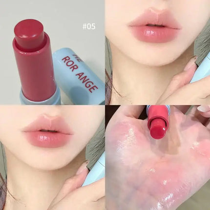 1Pc HERORANGE Blush Lipstick Multi Purpose Stick Hydrating Highlighting Brightening Korean Style Makeup Cosmetic