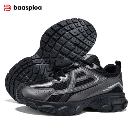 Baasploa Women Casual Sneakers Lightweight Mesh Breathable Sport Shoes Comfort Soft Walking Shoes for Women Non-Slip Outdoor