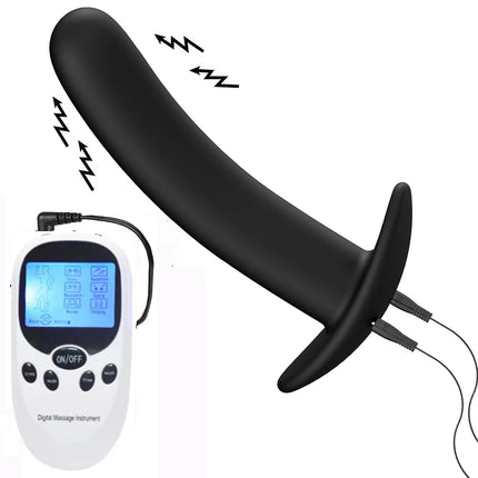 Silicone Anal Plug Electric Shock Orgasmic Masturbationadult Adult Game Vaginal plug Butt Plug BDSM Sex Toys For Women Men Gay