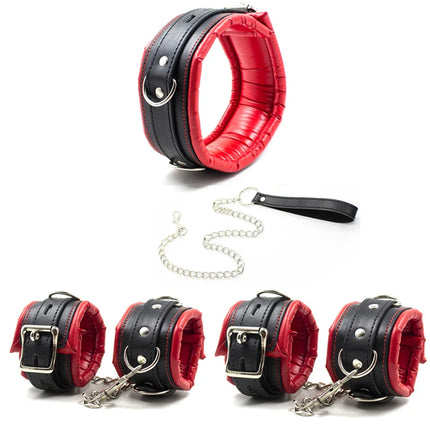 Sex Products bdsm Bondage Set Adult Game Sex Handcuffs Ankle Cuffs BDSM Collar Sex Toys for Women