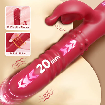 Sex Toy Rabbit Vibrator for Women Nipple Clitoris Stimulator Penetration Vagina Vibrator Dildo Vibrator Adults Sex Toys Products