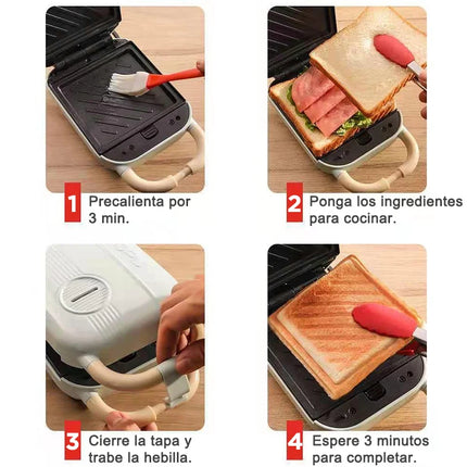 YIDPU 2026 3-in-1 Electric Toaster Waffle Maker Breakfast Pancake Donut Egg Waffle Fish Cake Oven - Sandwich Maker