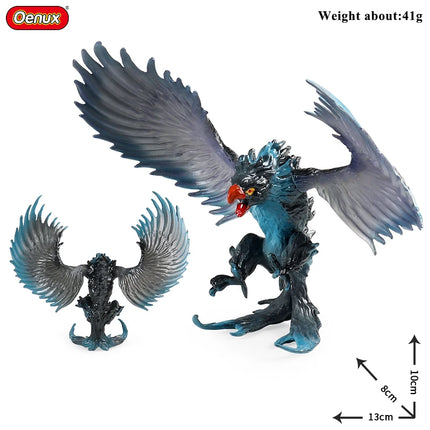 Oenux Simulation Dinosaur Dragon Turtles Fire Bull Orangutan Magma Golem Animal Model Action Figures Pvc Collection Kid Toy Gift