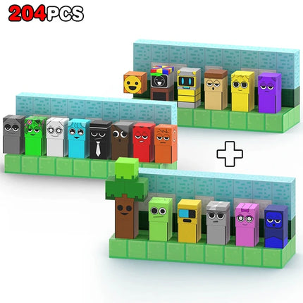 Sprunki Figures Magnetic Blocks Set Build Mine Magnet World Frozen Edition Sensory Toys Princess Castle Birthday Gifts for Kid