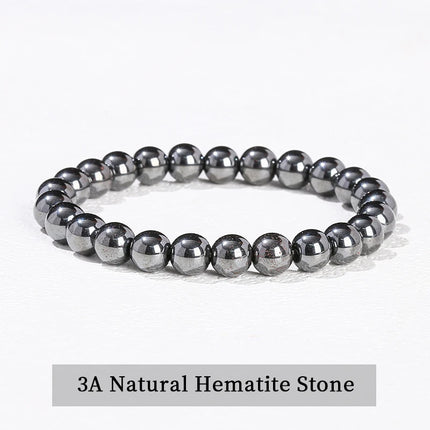 JD 6 8 10mm Natural Stone Beaded Bracelet Obsidian Fluorite Quartz Jasper Healing Beads Bangles Women Men Stretch Yoga Jewelry