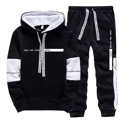 2026 New in Men's Set Hoodie&sweatpants Autumn Daily Casual Fashion Hooded Sportswear Male Home Outdoor Comfort Soft Jogger Suit