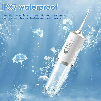 Powerful Battery Portable Electric Pick Ipx7 3 Modes Waterproof Toothbrush Combo Braces Kids Oral Irrigator Water Dental Flosser