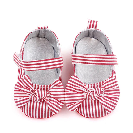 Baby Girl Princess Shoes Soft PU Classical Bowknot Beautiful and Cute for Newborn Girl Spring and Summer Prewalking 2023 Fashion