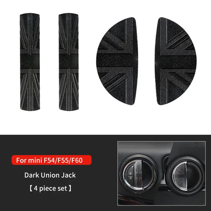 Car Door Handle Decoration Leather Sticker For Mini Cooper JCW F56 F60 F55 F54 R56 R60 R55 Countryman Car Interior Accessories