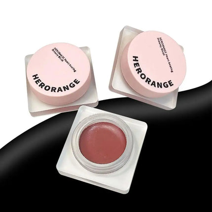Monochrome Powder Blusher Cream Brightening Whitening Purple Lip and Cheek Dual-use Matte Natural Blush Tint Palette