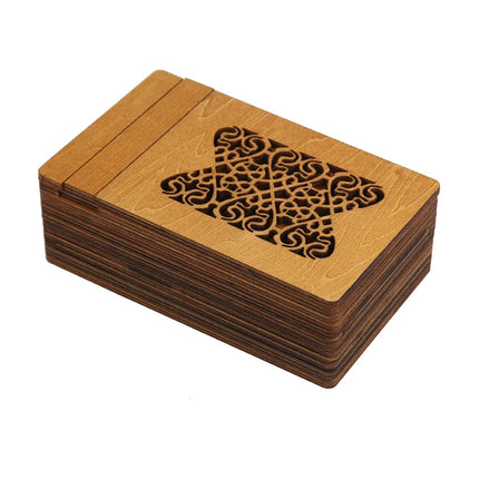 Gruelling Test Wooden Box Puzzle Brain Teaser Magic Puzzles Game for Adults Children