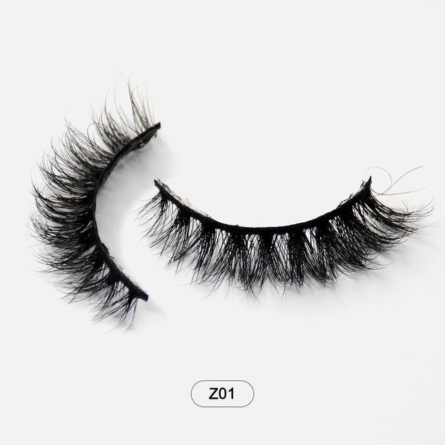 Dropshiping Makeup  Mink Lashes Fluffy Soft Full Fake Eyelashes Natural False Eyelashes Wispy Lash Extension