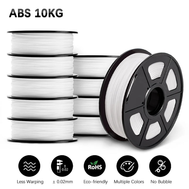 SUNLU 3D Filament PLA/PLA META/PETG/ABS/TPU/PLA MATTE 1.75mm 10Roll 1KG/0.5KG 3D Printer Filament for 3D Printer