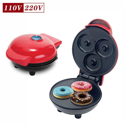 Portable Mini Cake Machine Heating Block Easy to Clean Breakfast Machine Suitable for Kitchen and Home
