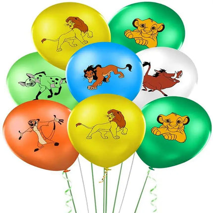 Lion King Birthday Party Decoration Simba Tableware Plate Cup Balloon Set Banner Backdrop Gift Bags Sticker Kids Party Supplies