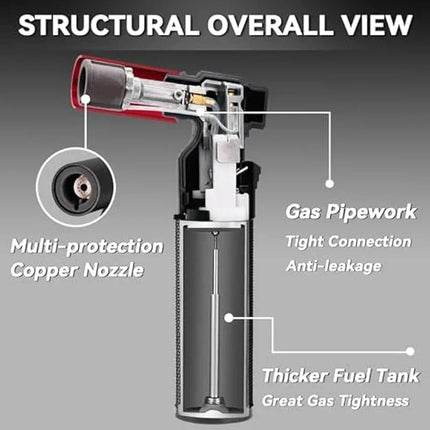 Honest Windproof Kitchen Cooking Spray Gun Torch Blue Flame Jet Gas Lighter Turbo Jewelry Welding Cigar Lighters