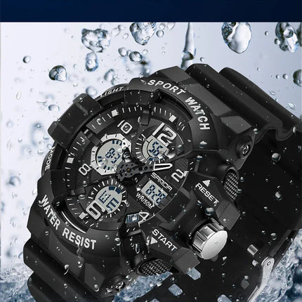 SANDA Top Brand G-Style Military Watch Men Digital Shock Sports Watches For Man Waterproof Electronic Wristwatch Male Relogios