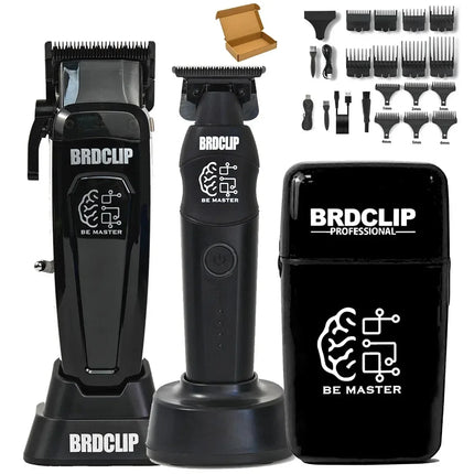 BRD 106 617 609 Professional Electric Hair Clipper Hair Trimmer DLC Blade with Base 7500RPM 7000RPM 7000RPM Barber Set BRDCLIP