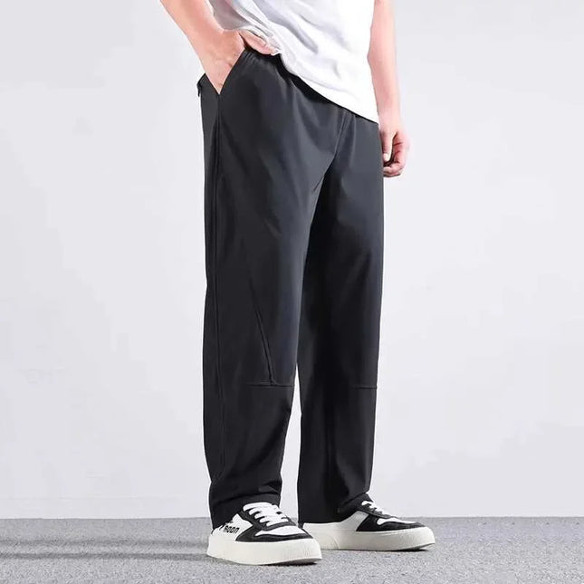 10XL Casual Pants Mens Straight Loose Trousers Men Clothing Elastic Waist Quick Dry Pants Summer Fashion Oversized Joggers Pants
