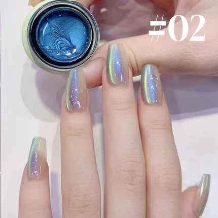 1-6PCS Popular Winter Internet Celebrity Hot-selling Northern Lights Cat Eye Magnet Gel Nail Polish Nail Art Nail Supplies