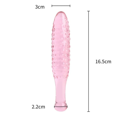 Adult Anal Sex Toys with Crystal Glass Dildo Beads G-Spot Butt Plug for Women Massager Vagina Stimulate Anue Phallus Collection