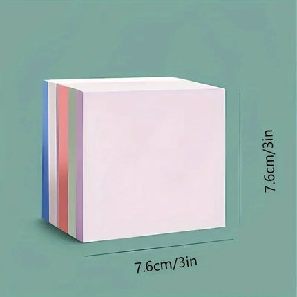 1pc/3pcs 100Sheets Morandi Sticky notes Pads Posits Stationery Paper Stickers Posted It Memo Notepad Notebook School Office