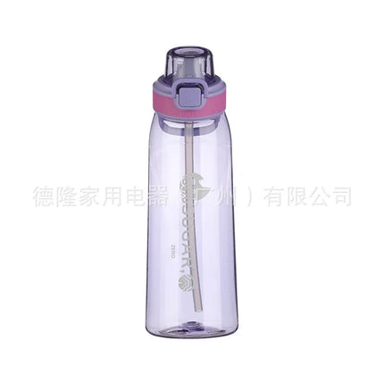 1pc 1000ml Air Flavored Water Bottle With 1pc Random Flavor Pods Sports Straw Cup Tritan For Outdoor Sports Fitness BPA Free